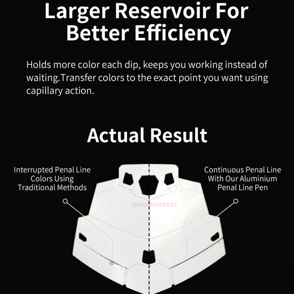 DSPIAE Non-Overflow Wipe Free Panel Liner Aluminium Seepage Line Pen for Gundam