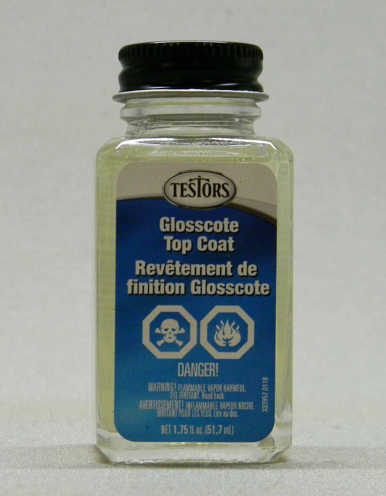 TESTORS 1161 PAINT GLOSSCOTE LACQUER 1.75 OUNCE BOTTLE plastic model TES1161 NEW