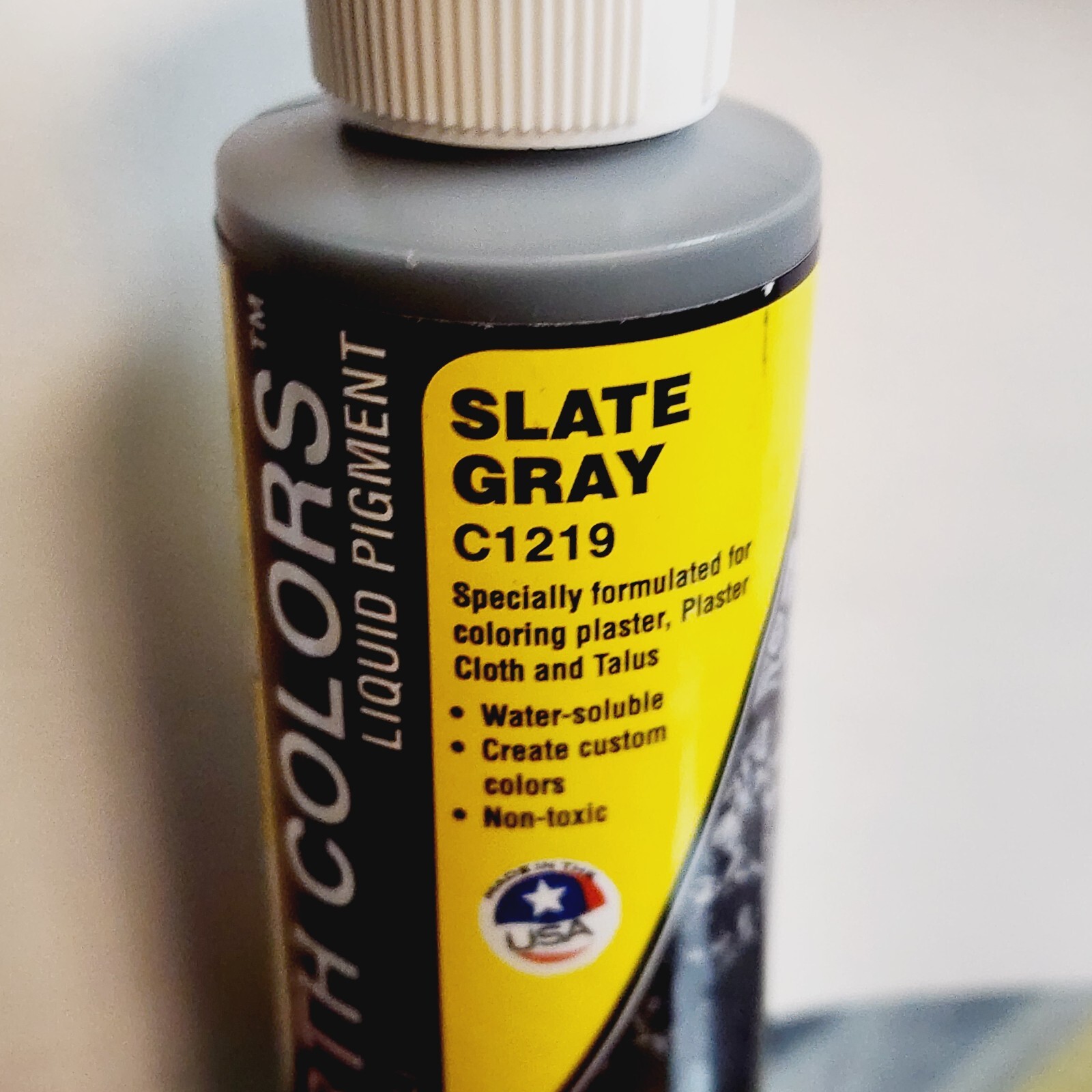 Woodland Scenics ST 1219 SLATE GRAY Liquid Pigment 4oz Bottle Model Railroad