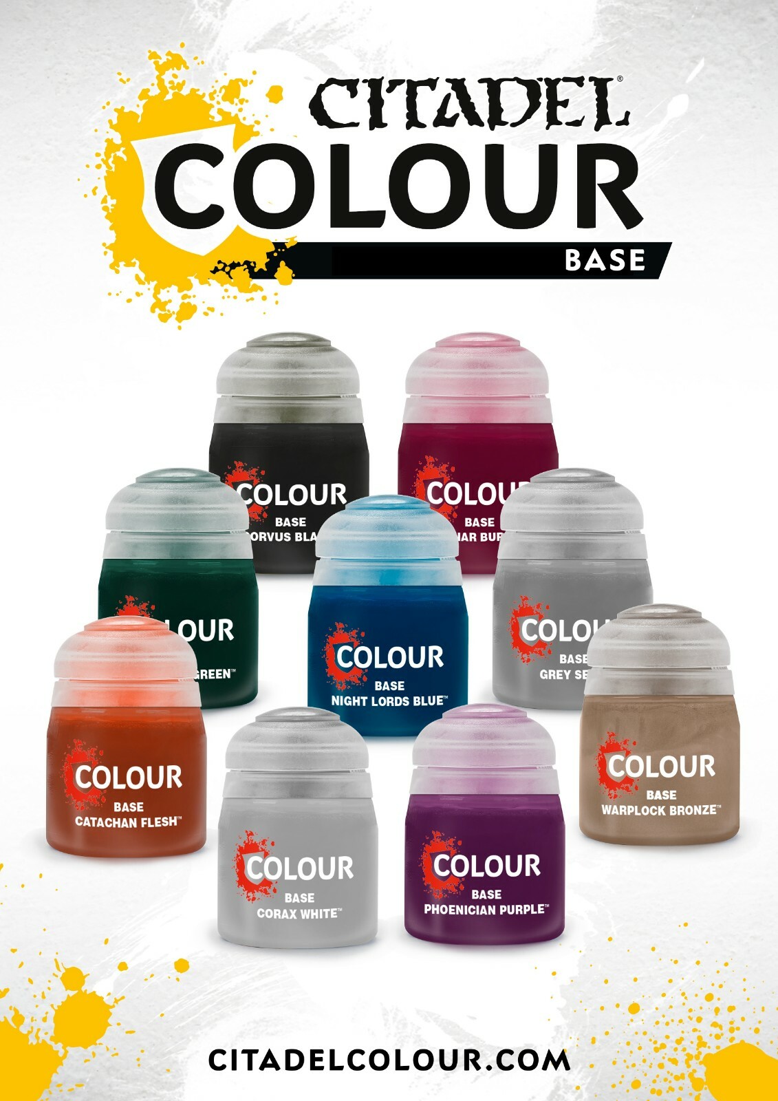 Citadel Base Paints – Paint Pot – Various Colors – Warhammer 40k & Age of Sigmar