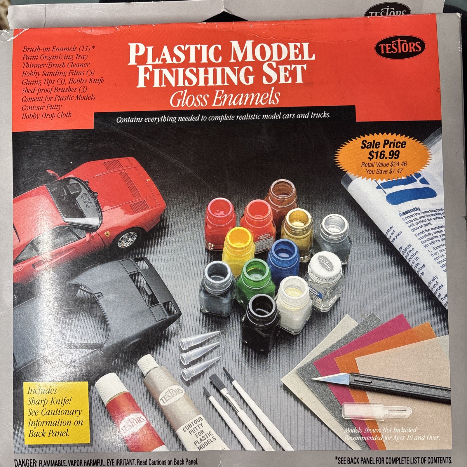 Gloss Finish Enamel Paint Set, Model Number: 9161