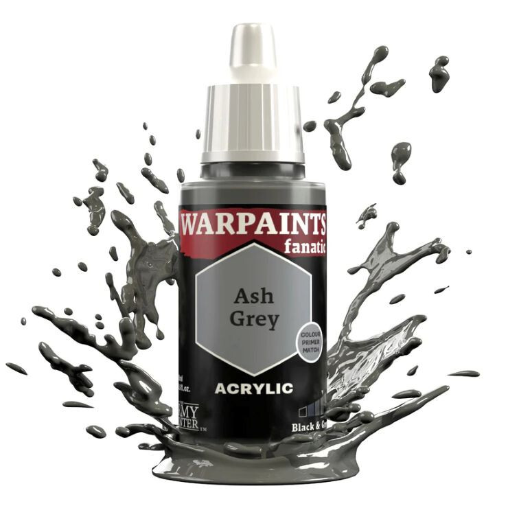 Warpaints Fanatic: Ash Grey Acrylic 18ml Bottle Army Painter