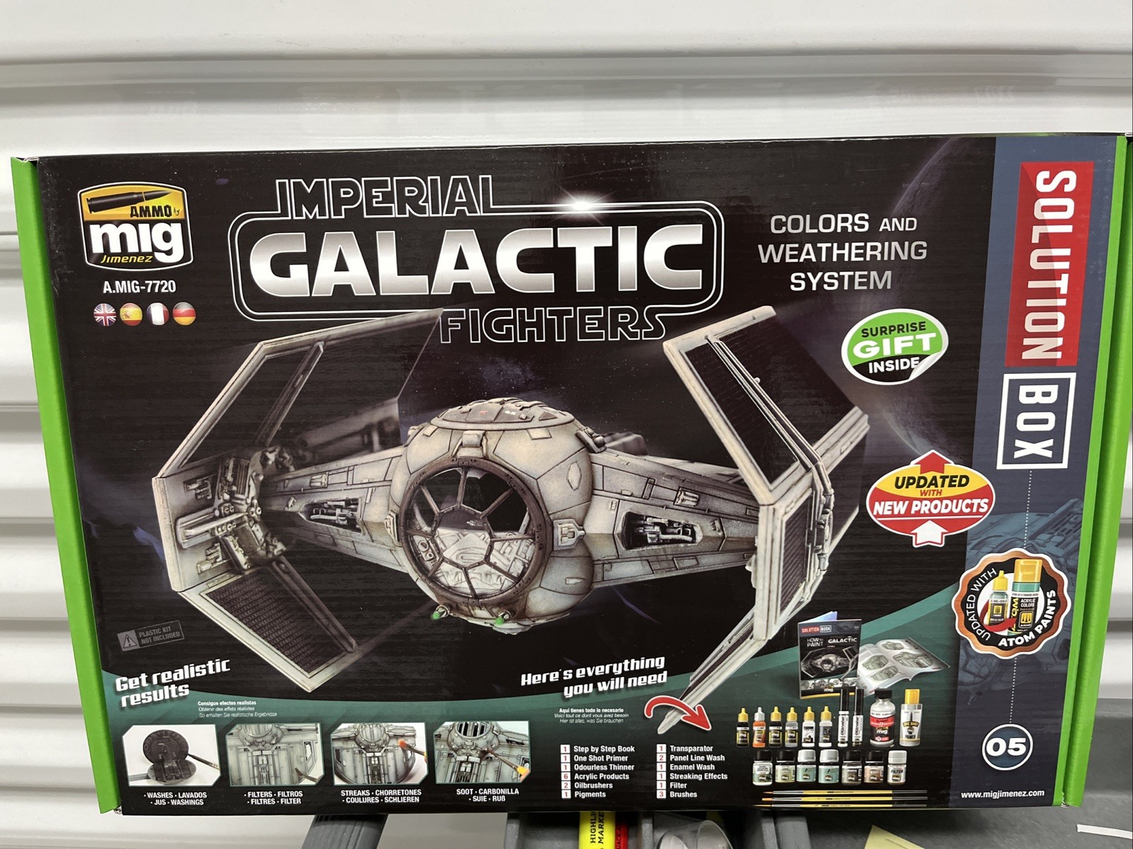 Mig Ammo #7720 Imperial Galactic Solution Box Colors & Weathering