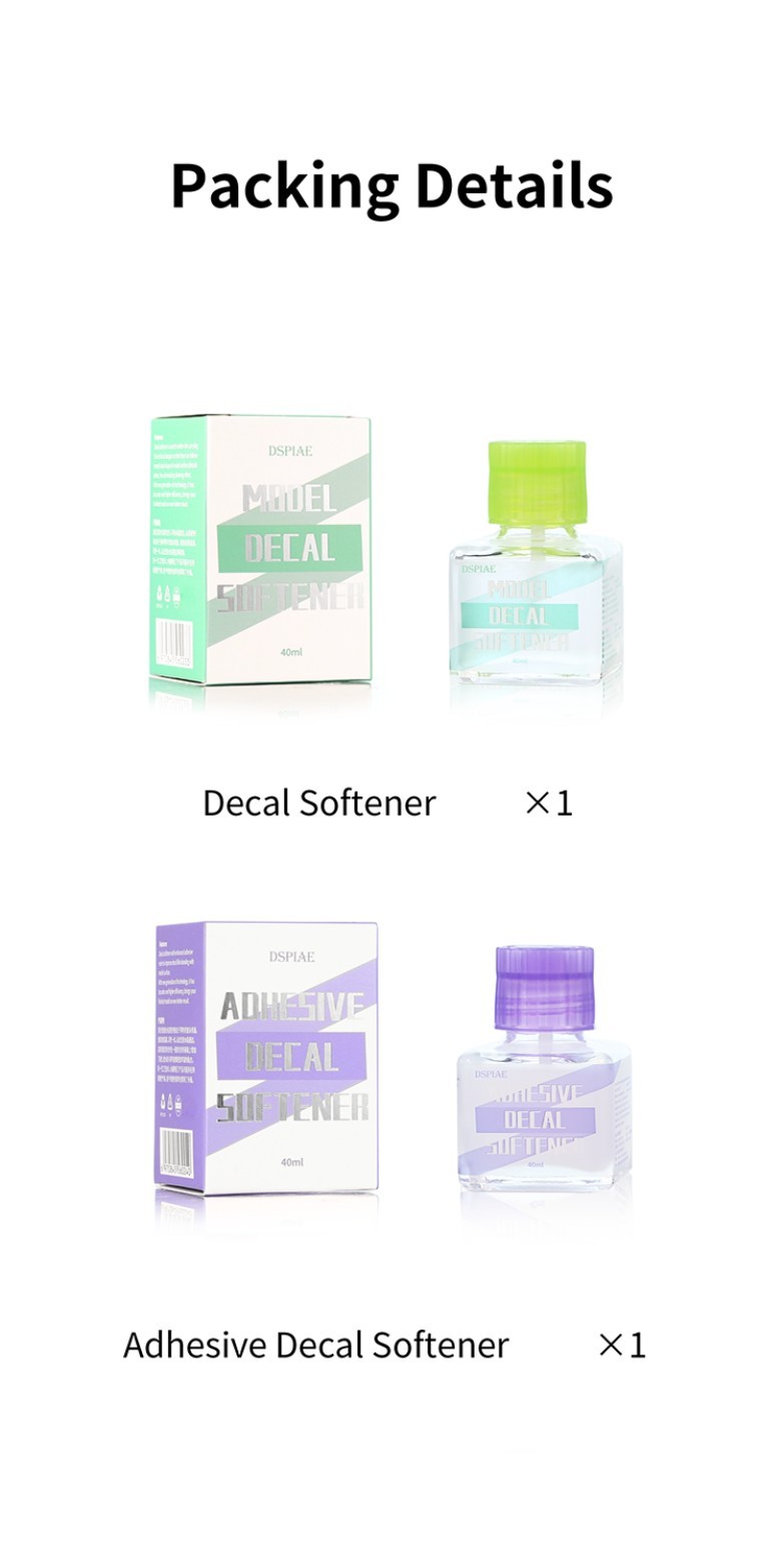 DSPIAE: Decal Softener | Adhesive Fixer – 40ml – ETC-03 | ETC-04