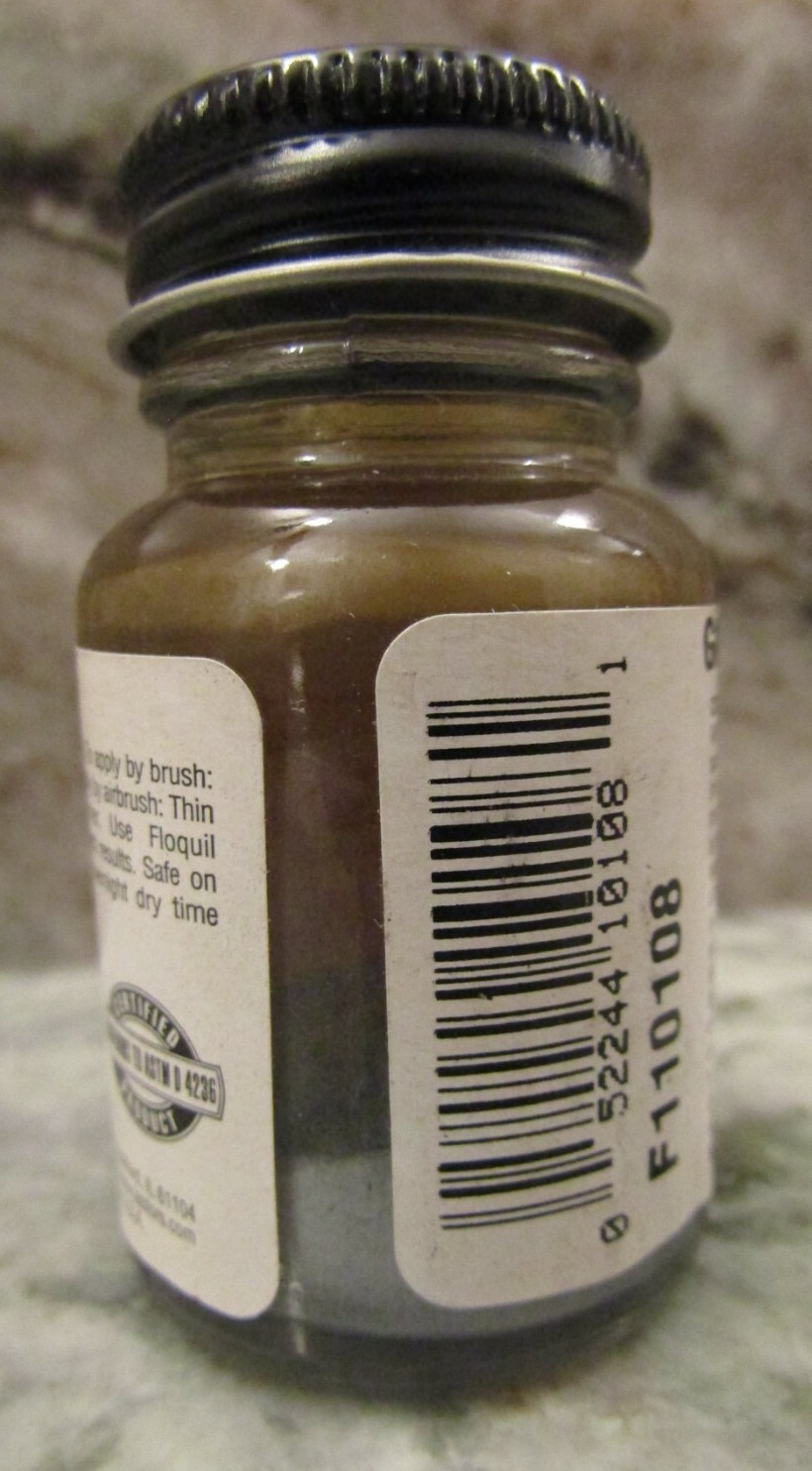 FLOQUIL RAILROAD COLORS MODEL PAINT – 1oz 1 oz OUNCE – GUN METAL