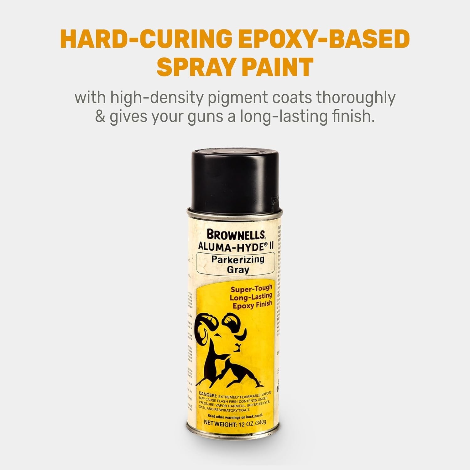 Aluma-Hyde II Epoxy Based 12 Ounce (Pack of 1), Parkerizing Gray