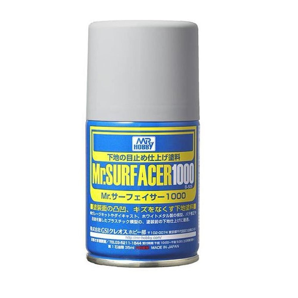 Mr. Hobby Mr. Surfacer1000 Grey: 100ml B505 Bandai Gundam Paint