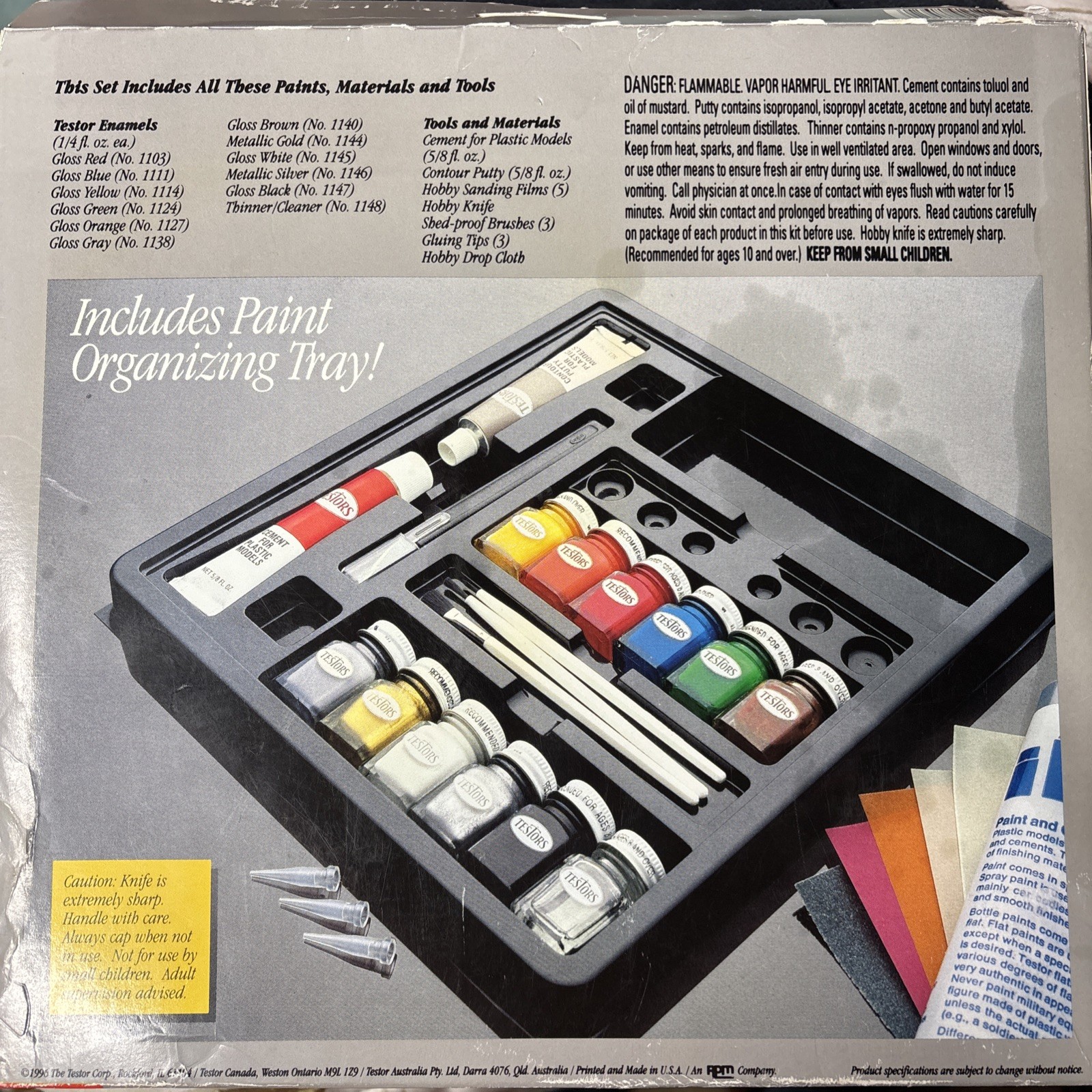 Gloss Finish Enamel Paint Set, Model Number: 9161
