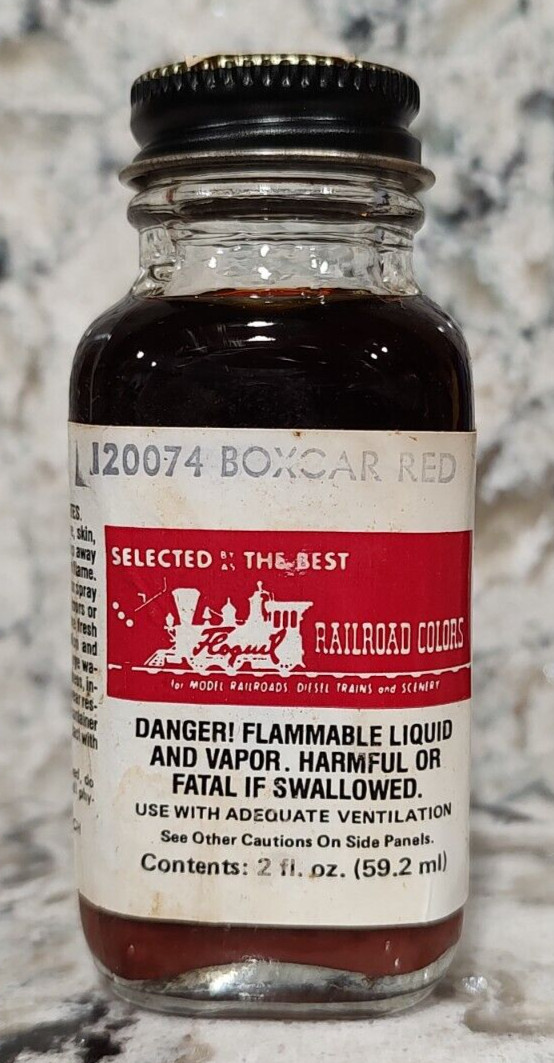 FLOQUIL RAILROAD COLORS MODEL PAINT – 2 oz OUNCE – BOXCAR RED