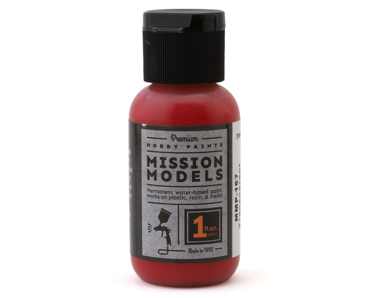 Mission Models Transparent Red Acrylic Hobby Paint (1oz) [MIOMMP-167]
