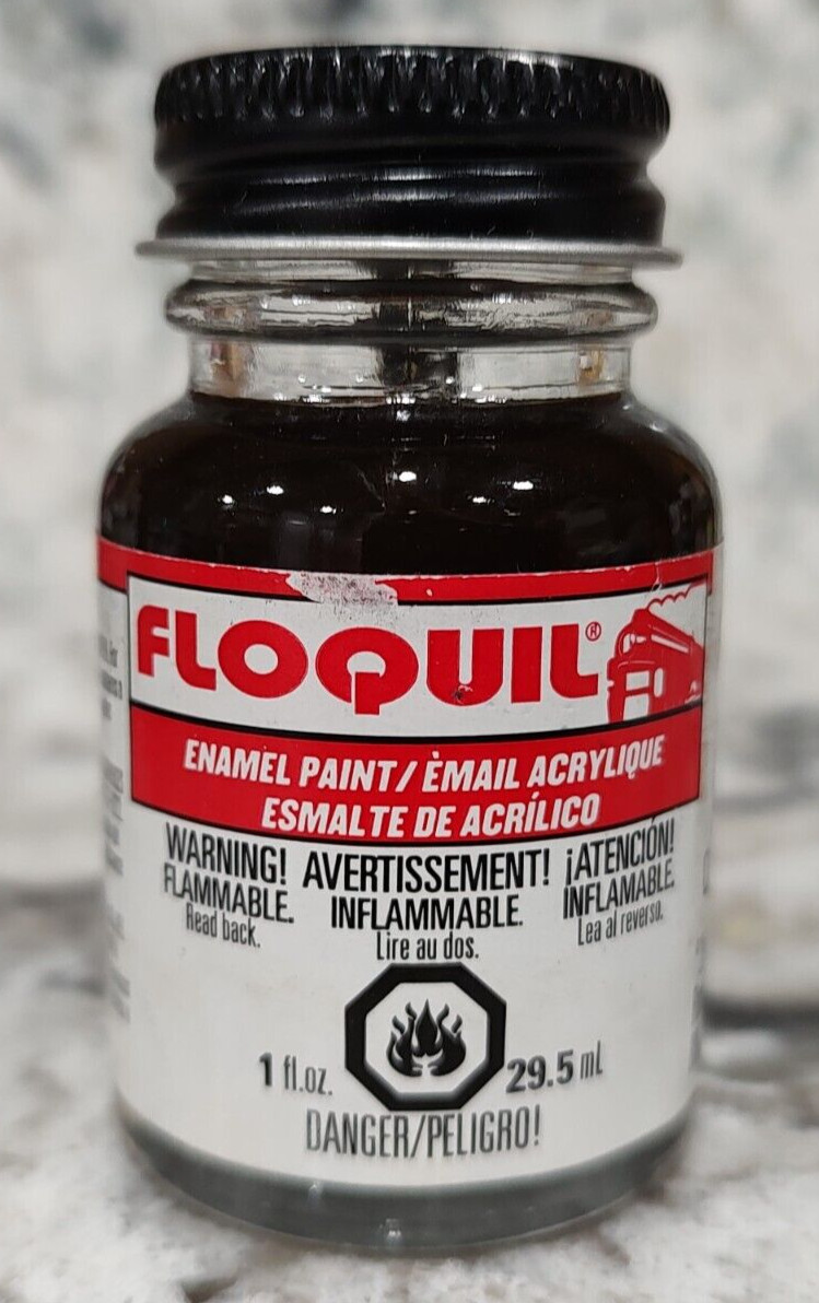 FLOQUIL RAILROAD COLORS MODEL PAINT – 1oz 1 OUNCE – SP LETTERING GRAY