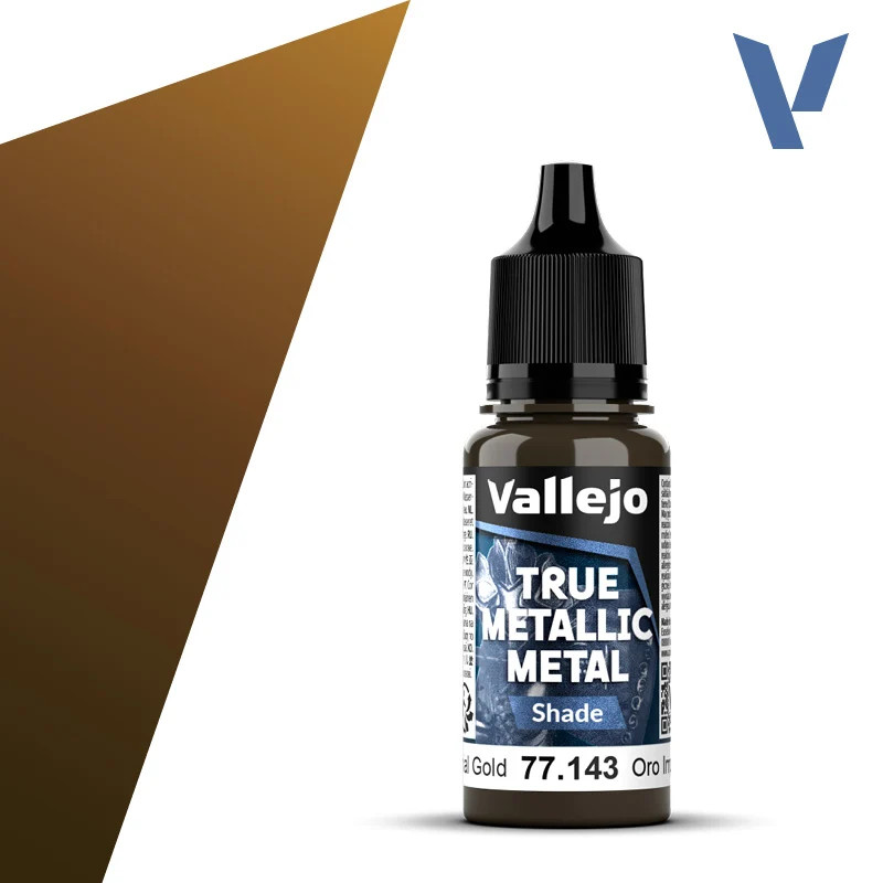 Vallejo True Metallic 77.143 Imperial Gold Shading 18ml