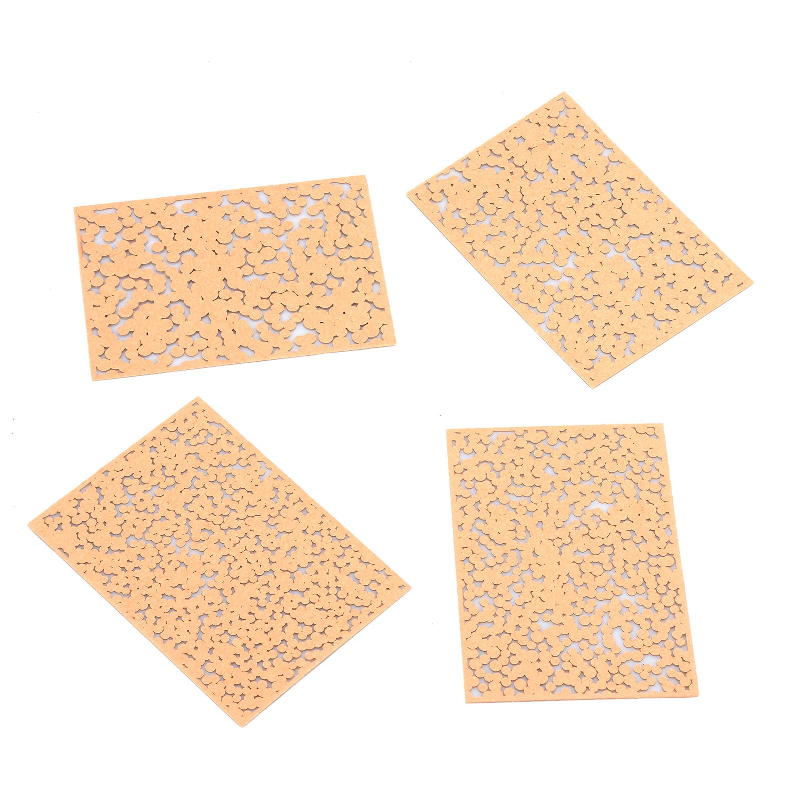 4Pcs 1/32 1/35 Ambush Camouflage Leakage Spray Stencil Template Paper Set mm