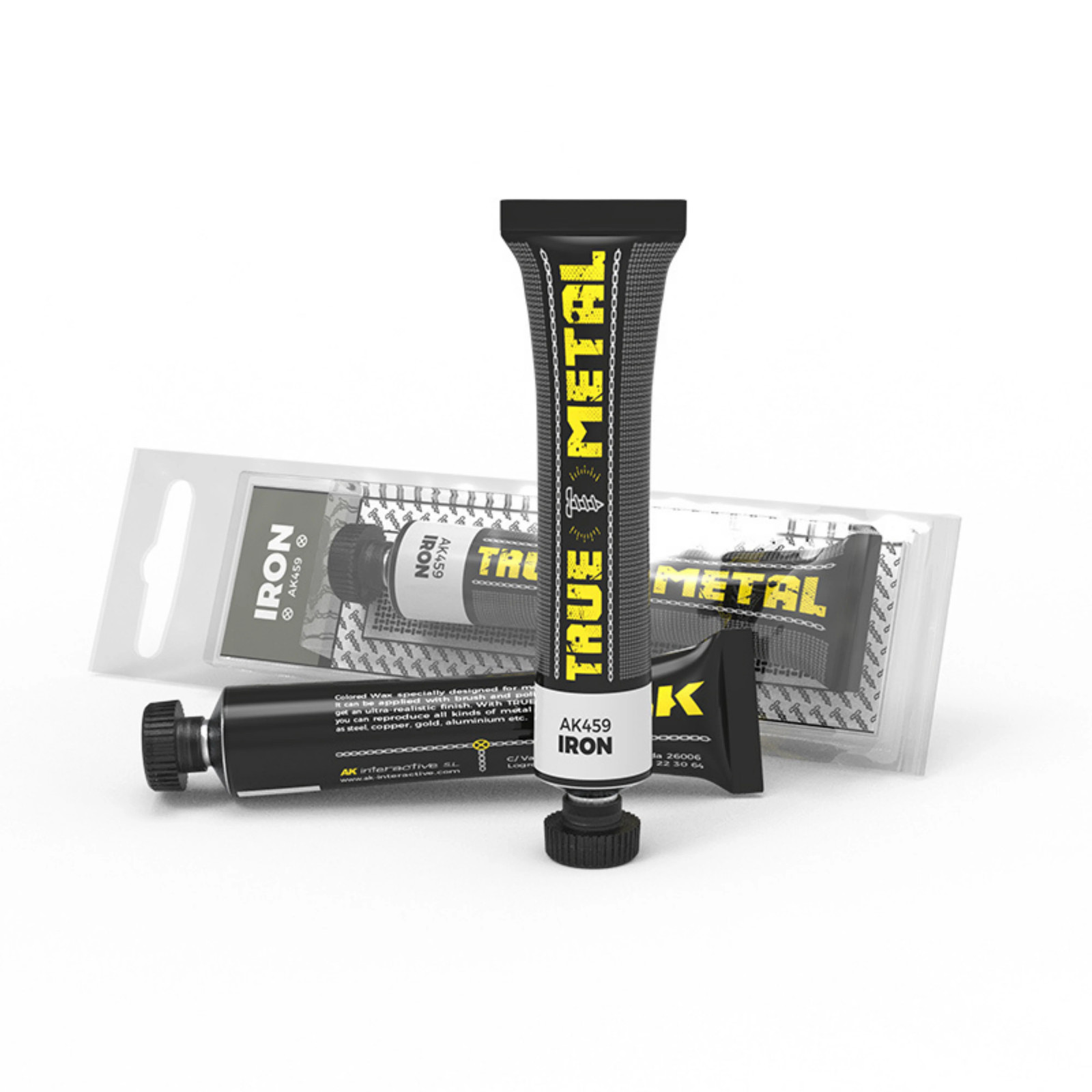 AK Interactive AK459 True Metal Iron 20ml
