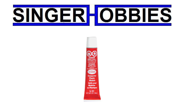 TESTORS TES3501X Plastic Model Cement/Glue 5/8 oz HH