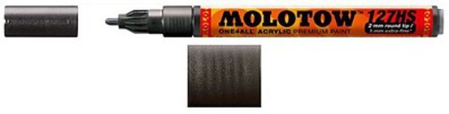 Molotow 2mm Metallic Black Acrylic Paint Marker – #127301