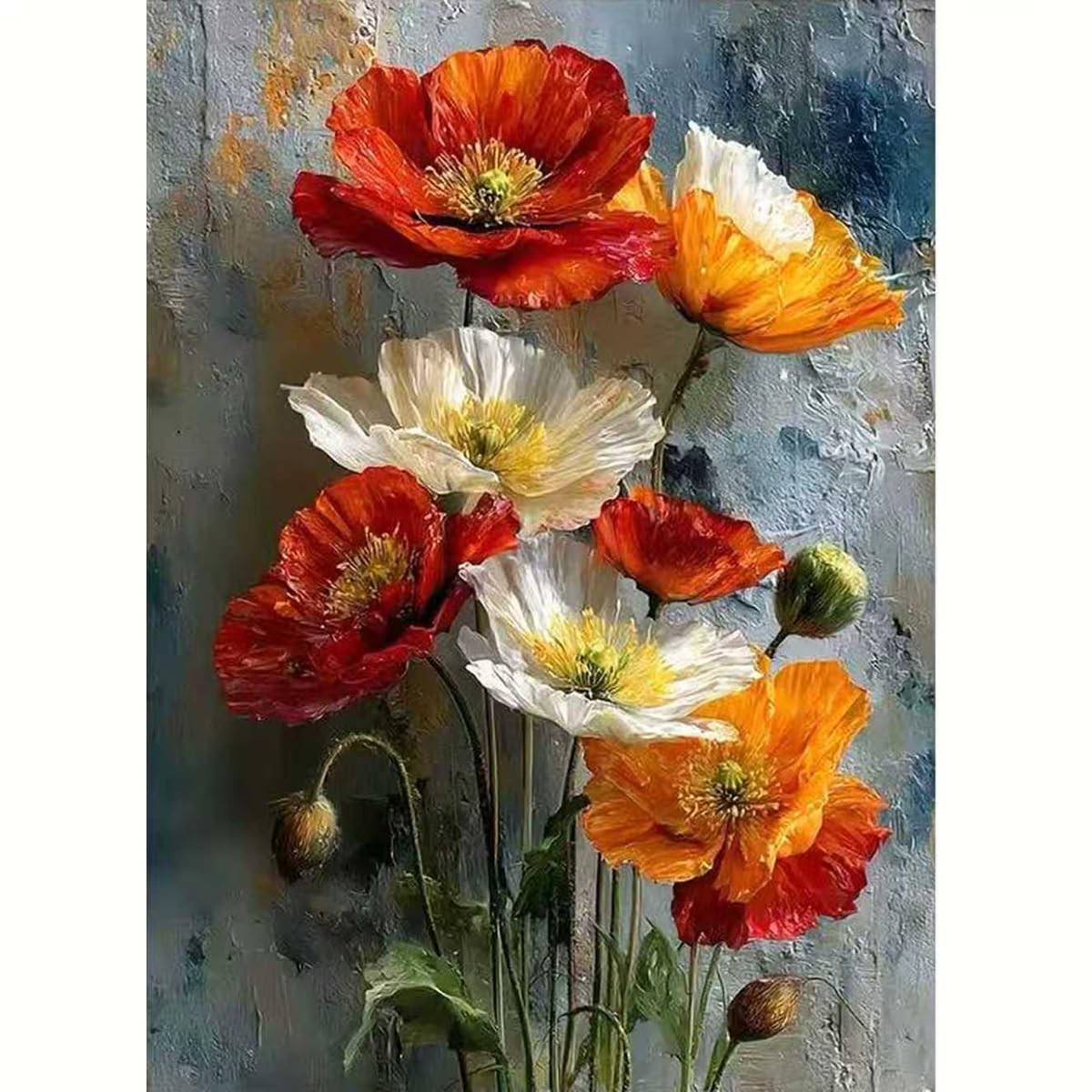 Diamond Art Painting Kits for Adults Beginners, DIY Diamond Painting Kits for Fl