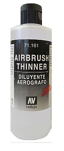 Vallejo 200ml Bottle Thinner – Hobby and Model Acrylic Paint – #71161