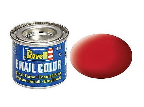 Revell-Germany 14ml. Enamel Carmine Red Mat Tinlets – Hobby and Model Enamel