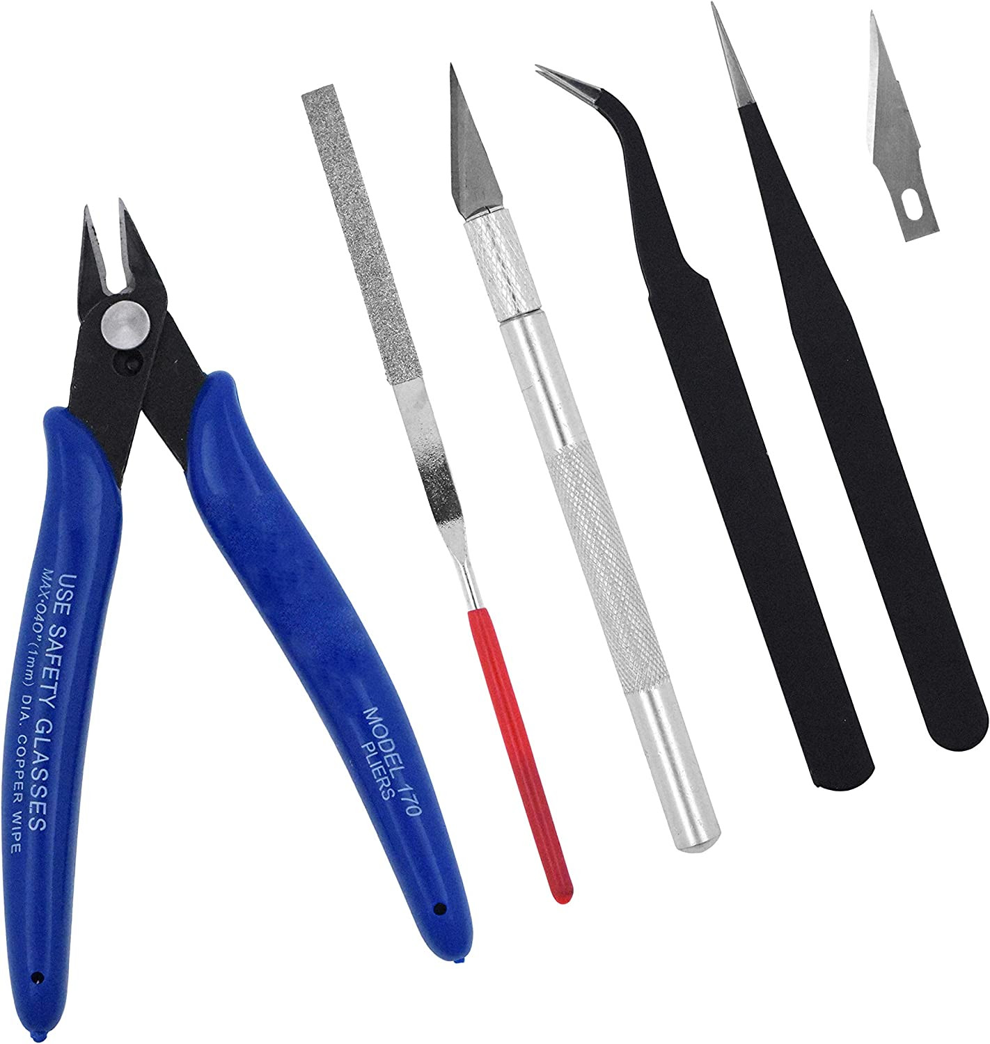 Model Tool Kit – Hobby Building Tool Hardware Basic Set with Hobby Clippers