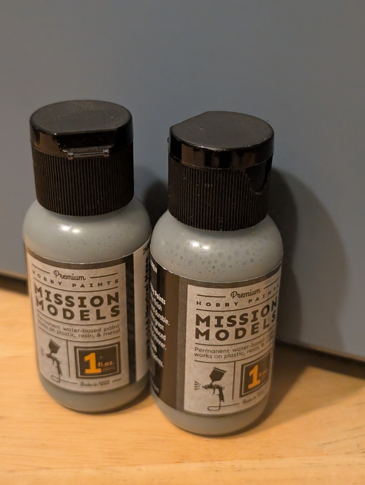 Mission Models (2) Acrylic Hobby Paints – Neutral Haze Grey US Navy – MMP 114