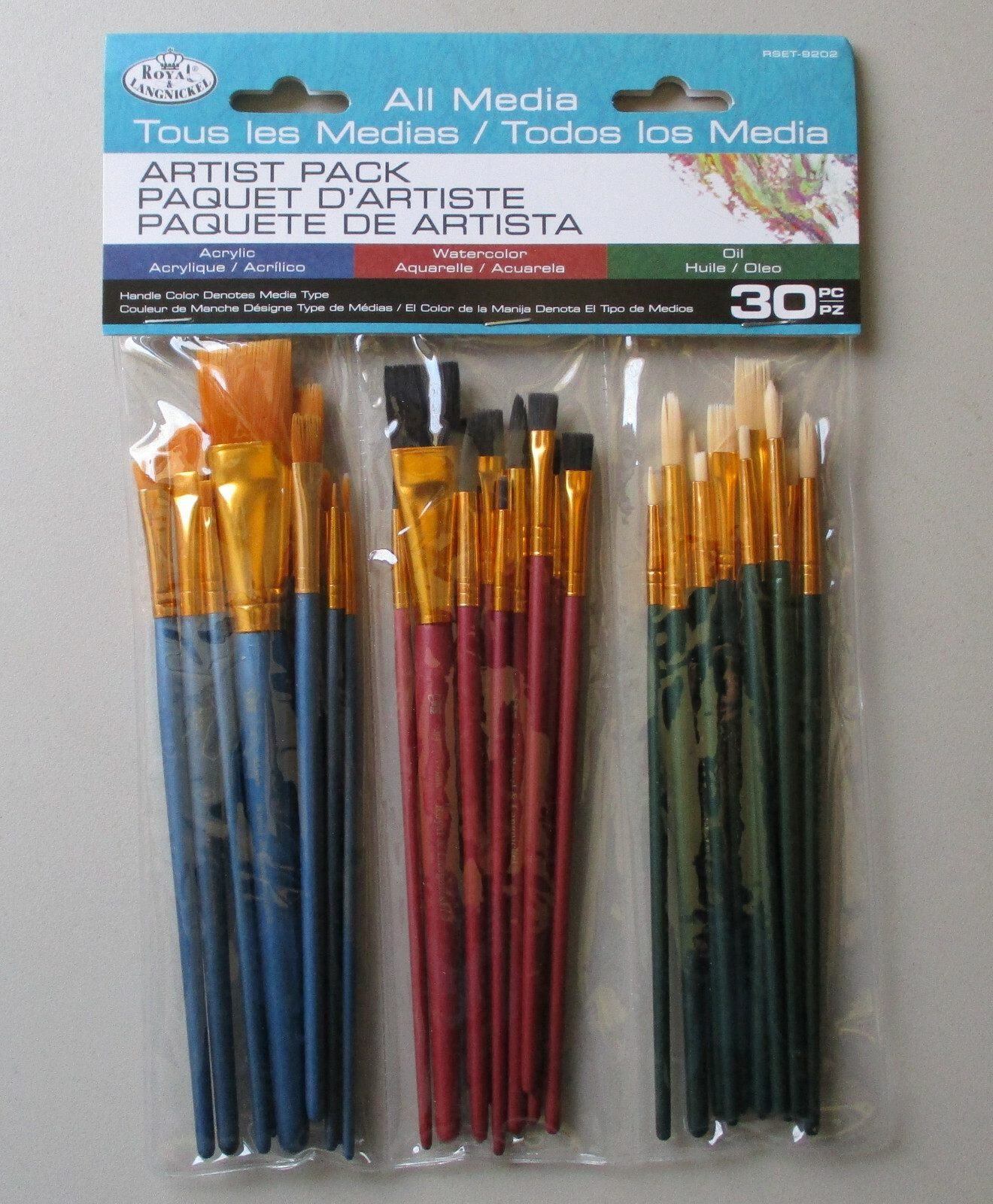 30 ASSORTED BRUSHES PAINT BRUSH HOBBY CRAFT TOOL MODEL ACCESSORY 22606