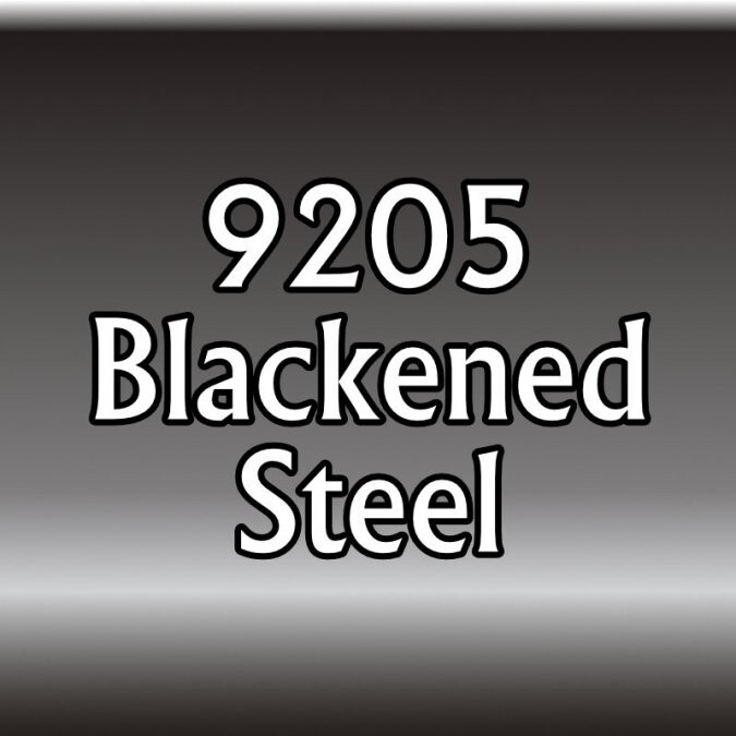 BLACKENED STEEL Reaper Miniatures Master Series Paints REM09205 (0.5 oz Bottle)