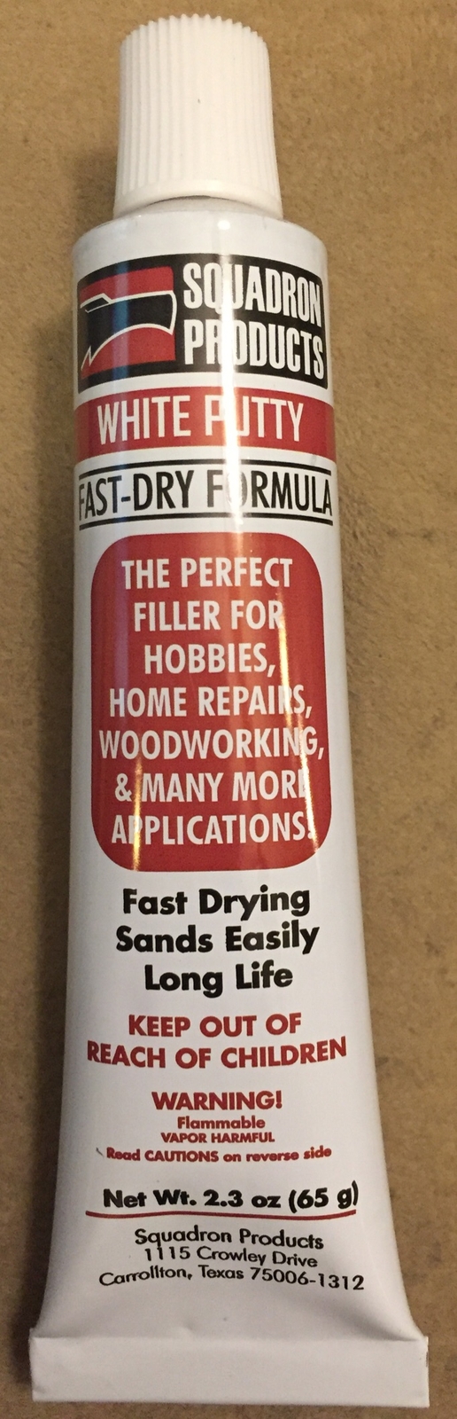 Lot Of 144! Squadron Tools 20200 White Putty Fast Dry Formula Brand New! 2.3 Oz.