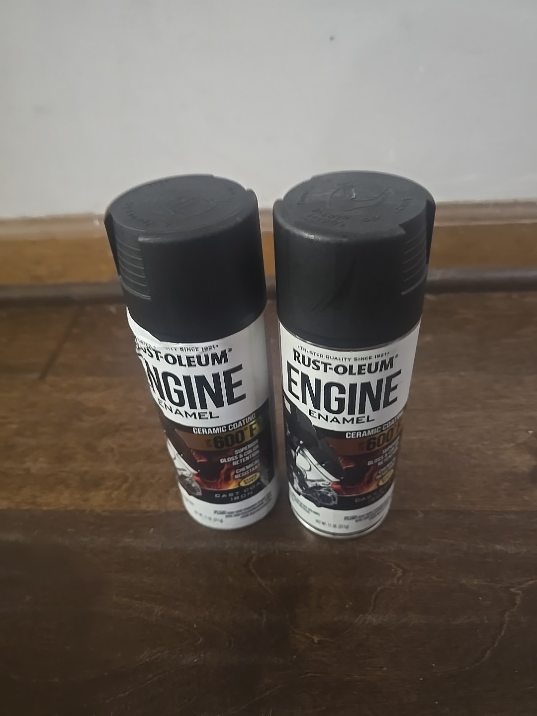 2x Rust-Oleum 366437 Engine Enamel Spray 11 Ounce – Cast Coat Iron