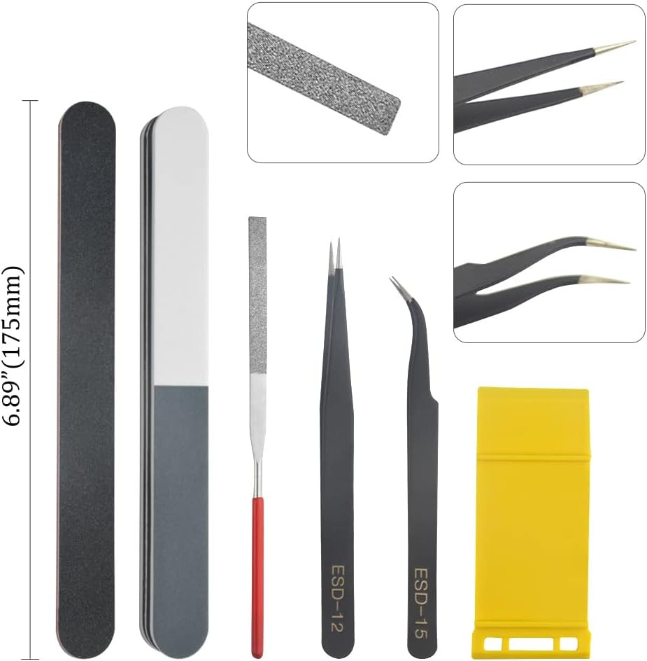 Professional 9 PCS Model Tools Kit Modeler Basic Tools Craft Set Hobby Building