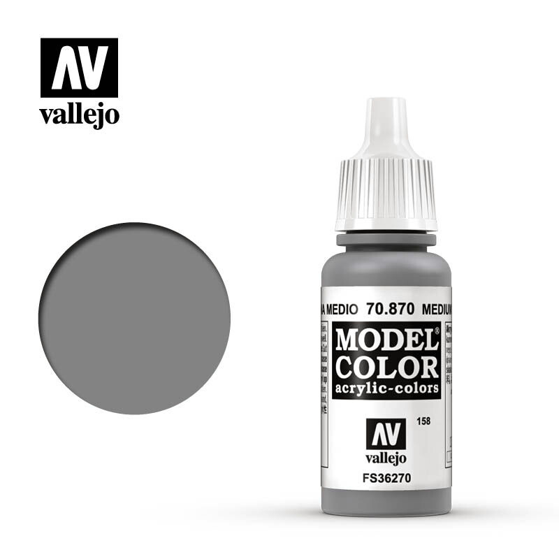 Vallejo Model Color 70870 Medium Sea Grey Acrylic Paint