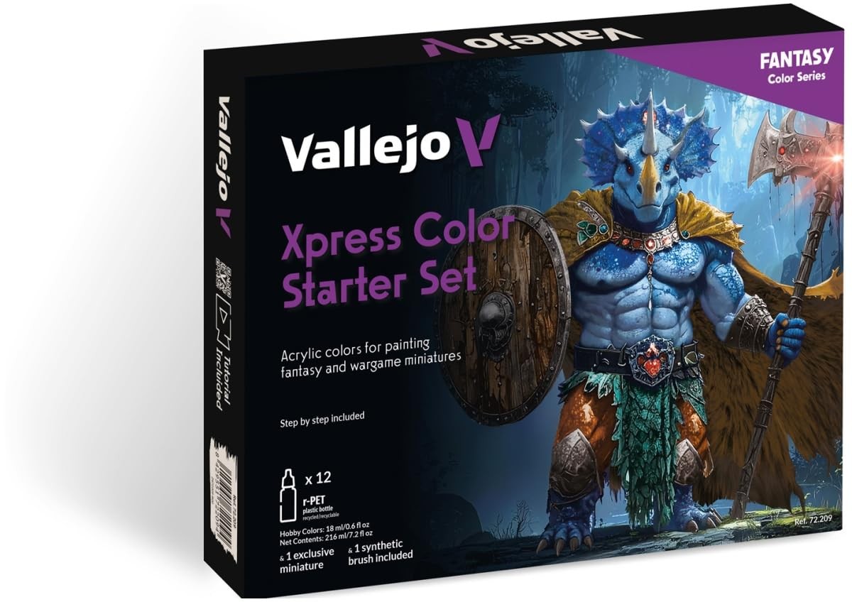 Vallejo Game Air Acrylic Paint Xpress Color Set of 12 (18ml)