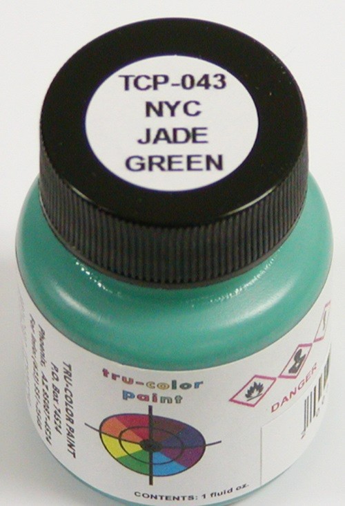 Tru-Color Paint TCP-043 New York Central Jade Green 1oz Bottle