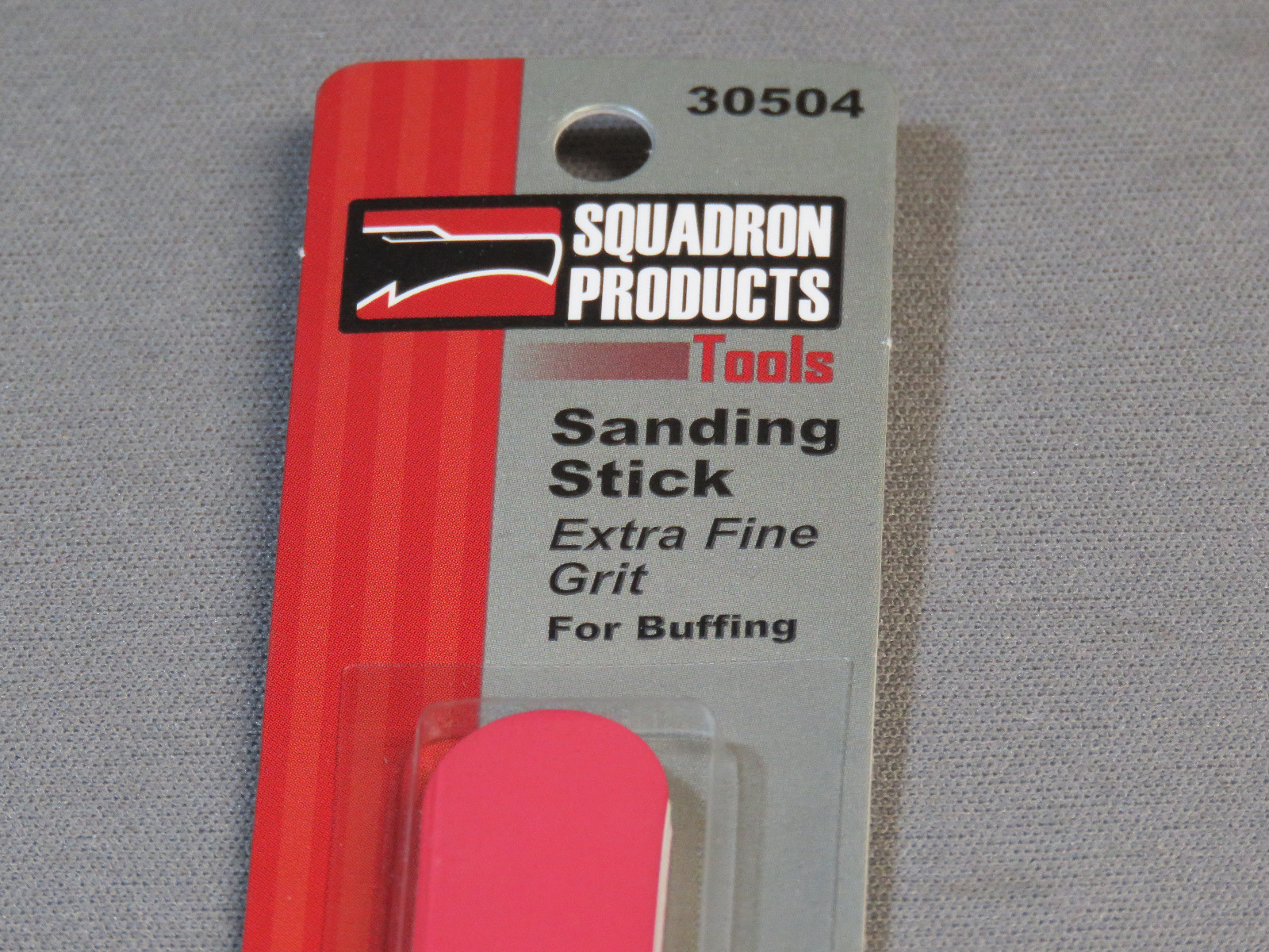 SQUADRON PRODUCTS SANDING STICK EXTRA FINE GRIT for model buffing SQU30504 NEW