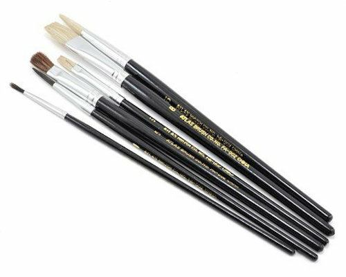 Atlas Brush Co. Economy Paint Brush Set 6-pcs FA-002 ABSR0002