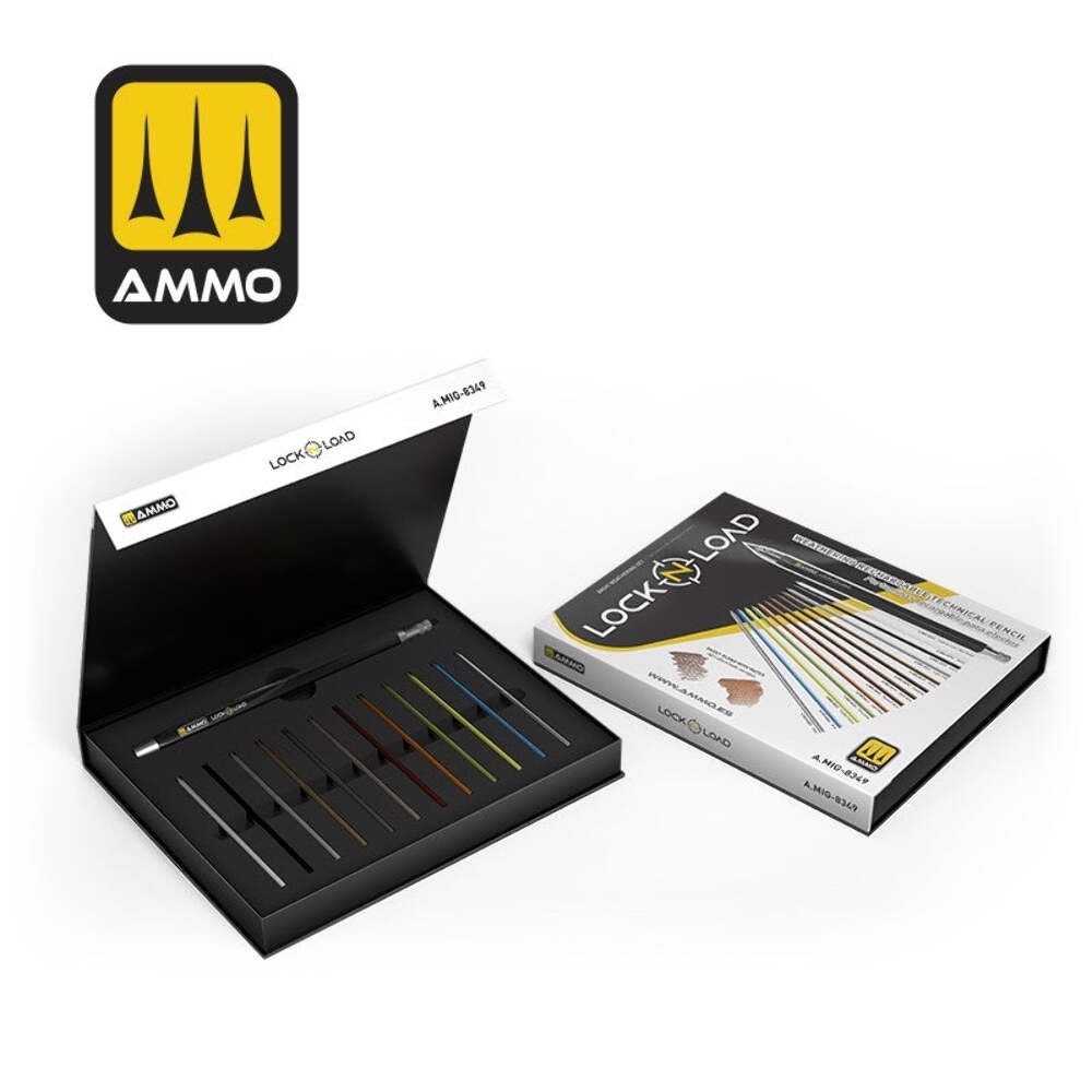 AMMO BY MIG 8349 LOCK ‘N LOAD – Weathering Rechargeable Technical Pencil