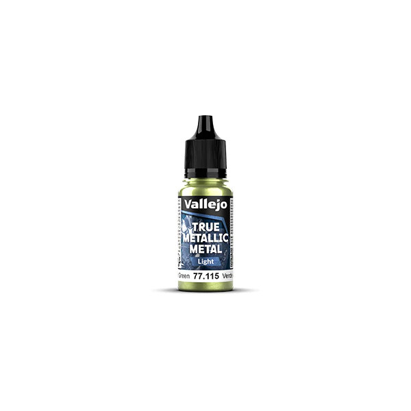 Vallejo – True Metallic – 18ml Paint Light – Amber Green