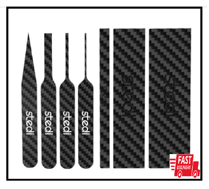 Carbon Fiber Sanding Sticks Hobby Model Tools 7-piece set 3″×0.6″3″×0.4″3″×0….