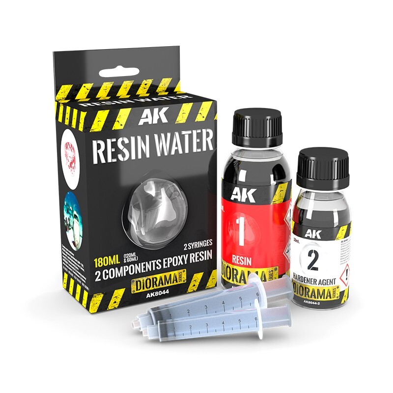 AK Interactive Resin Water 2-Components Epoxy Resin – 180ml