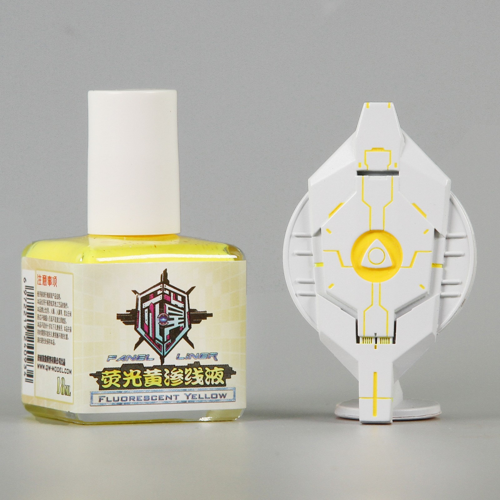 18ml QWmodel Fluorescent Panel Line Accent Color for Mecha Model Coloring Painq5