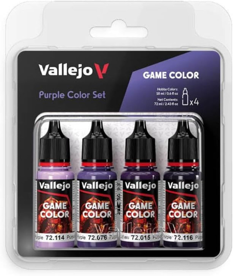 – Blue Color Set | Game Color | Contains 4 Bottles X 18 Ml (0.60 Fl.Oz.)