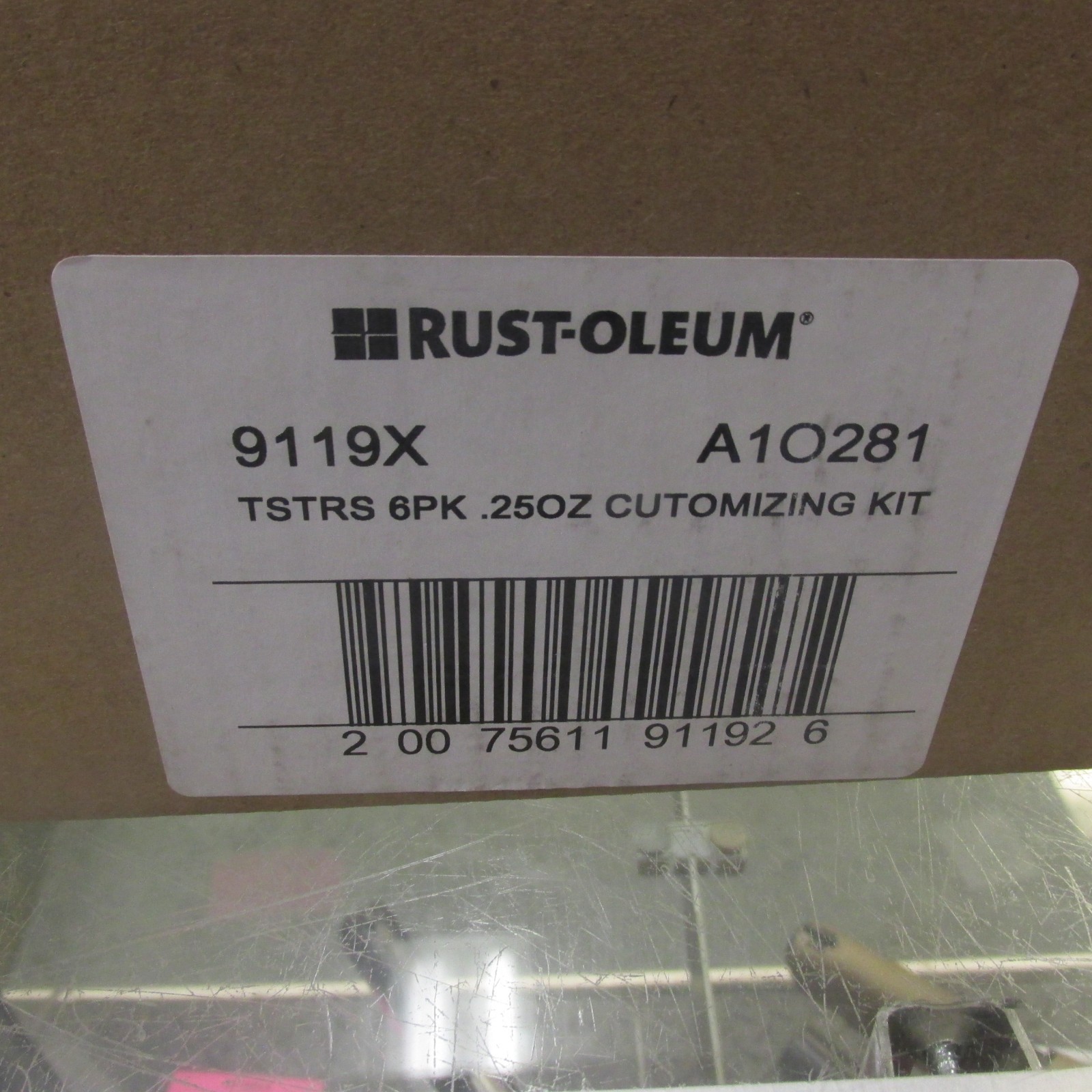 Case of 6 Testors 9119X ENAMEL PAINT CUSTOMIZING KIT