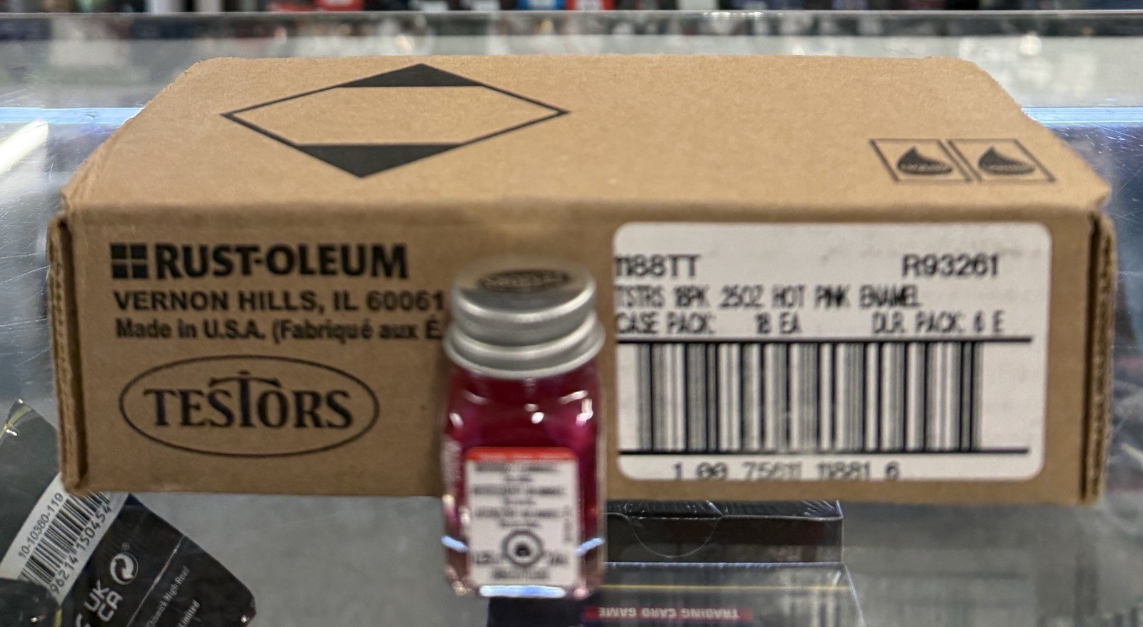 18x 1/4oz Bottles Of Testors 1188 Hot Pink Enamel. Full Case. YES You Read Right