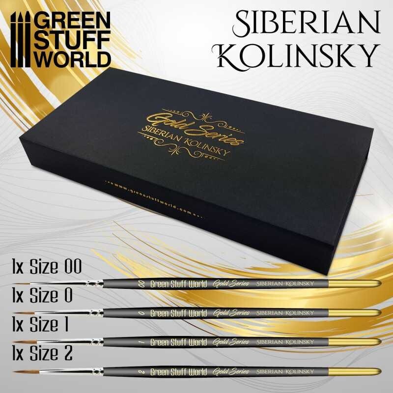 Premium Brush Set – GOLD SERIES – Ergonomic Handle – Warhammer 40K