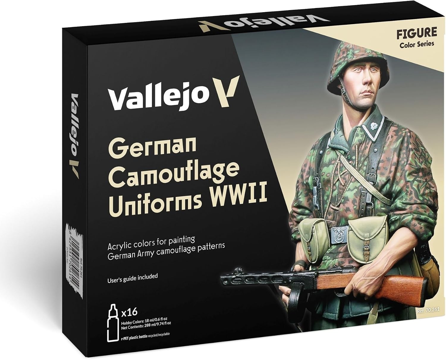Acrylic Paint Kit for Historical Miniatures | WWII Camo