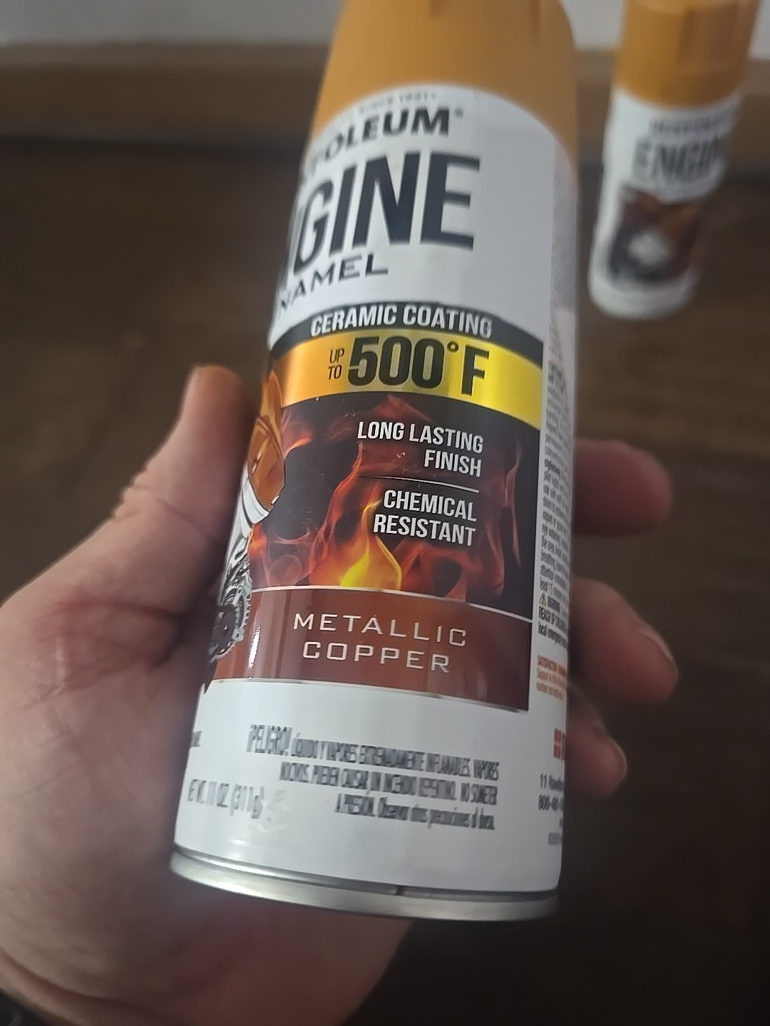 2x Rust-Oleum 257388 Engine Enamel Spray 11 Ounce – Metallic Copper