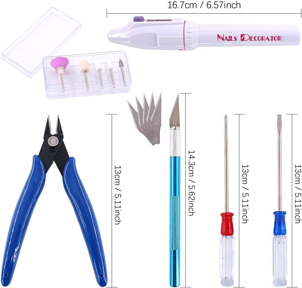 Complete Hobby Building Tools Set – 55 Pieces