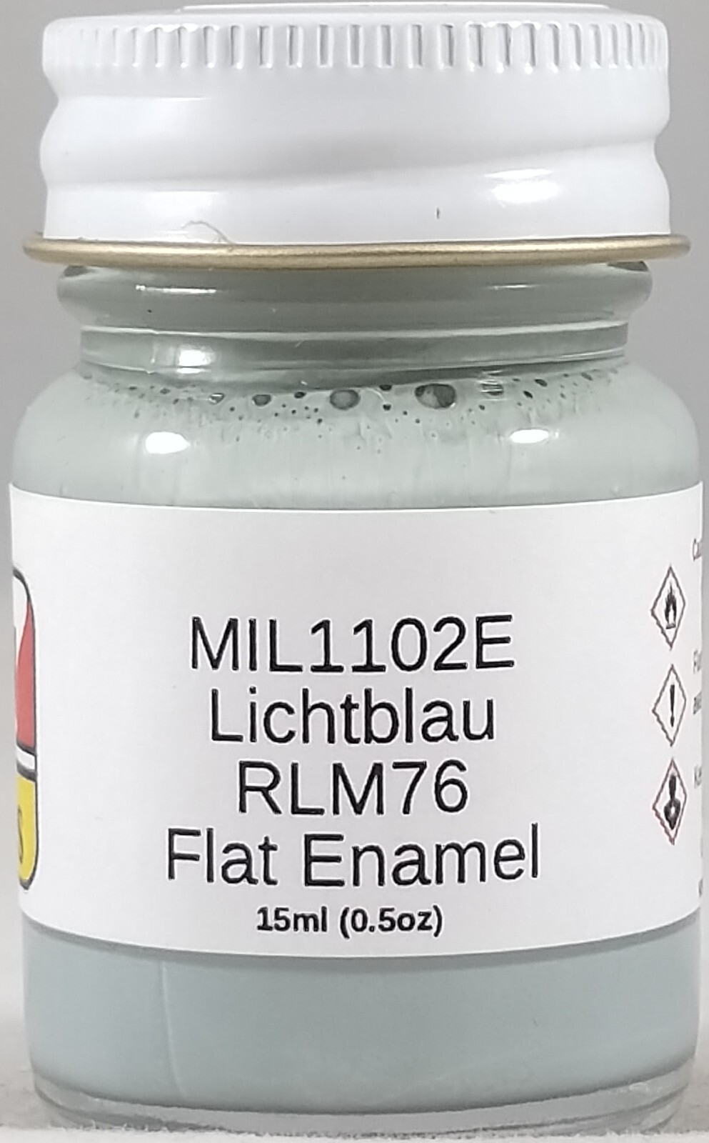 MCW Finishes MIL1102E RLM76 Lichtblau Enamel Model Paint for Military, Aircraft