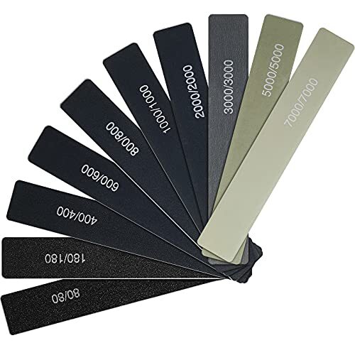 50 Pack Sanding Sticks Buffer Polishing Sticks for Plastic Models Metal Wood