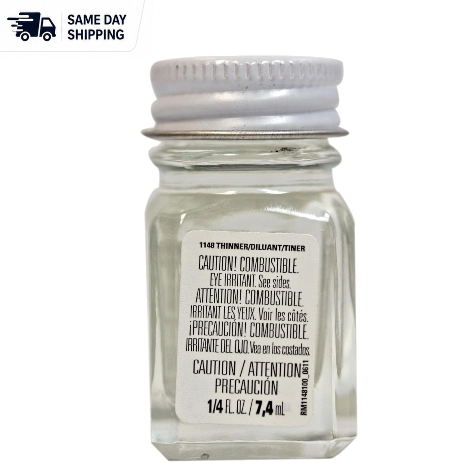 Versatile 0.25 Oz Enamel Paint Thinner: Fast-Drying & Perfect for Art Projects